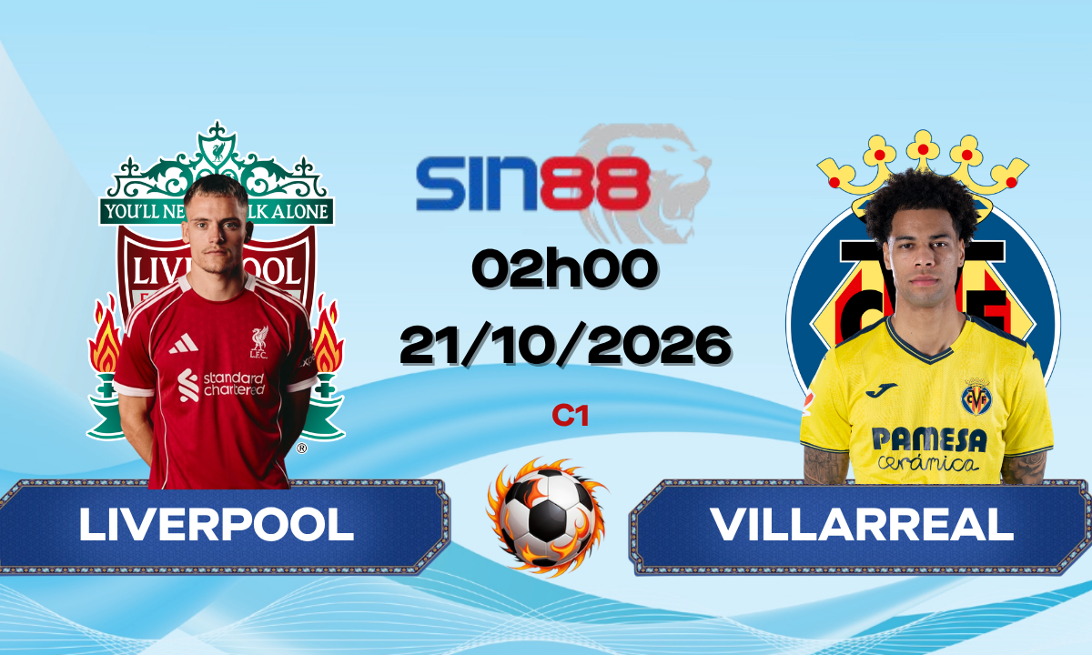 Soi kèo bóng đá Liverpool - Villarreal 02h00 ngày 21/10/2026 - Champions League