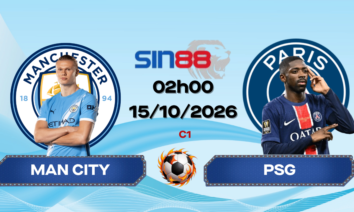 Soi kèo bóng đá Manchester City - PSG 02h00 ngày 15/10/2026 - Champions League