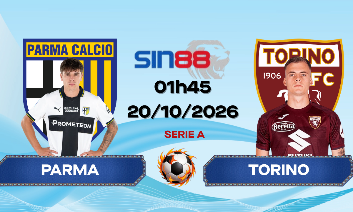 Soi kèo bóng đá Parma - Torino 02h00 ngày 20/10/2026 - Serie A