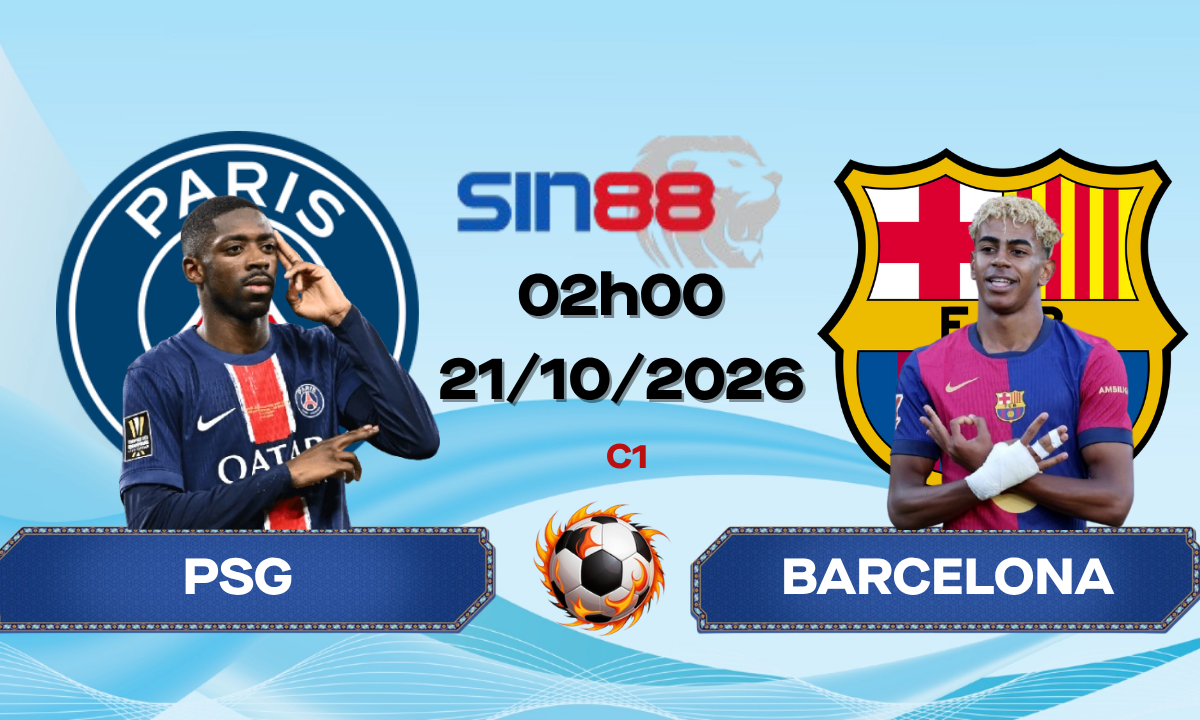 Soi kèo bóng đá PSG - Barcelona 02h00 ngày 21/10/2026 - Champions League