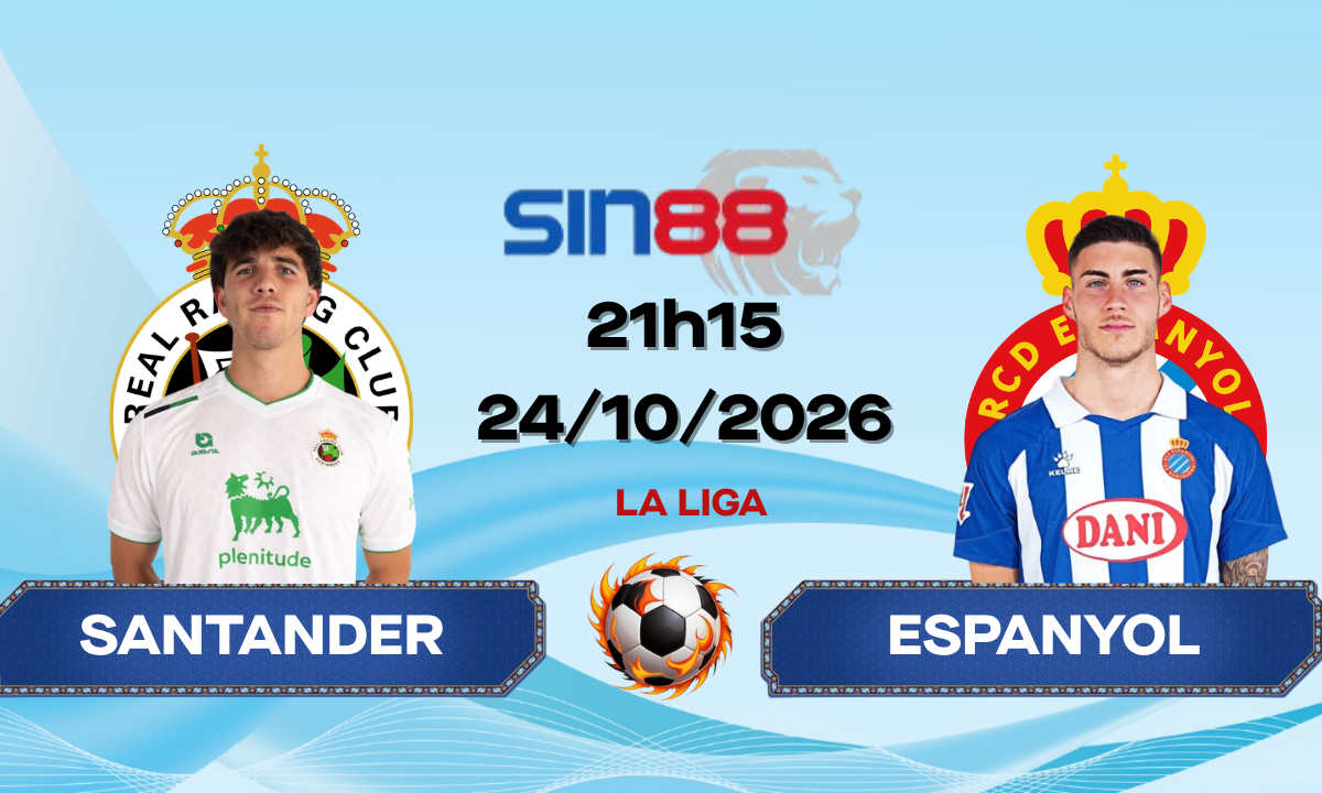 Soi kèo bóng đá Racing Santander - Espanyol 21h15 ngày 24/10/2026 - La Liga