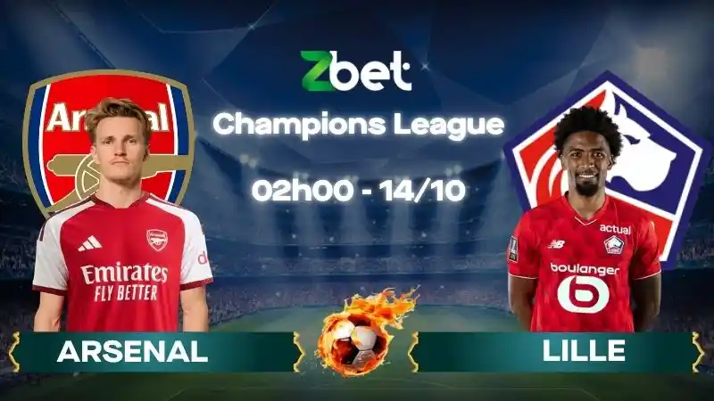 Nhận định soi kèo Arsenal vs Lille - 02h00 14/10/2026 - Champions League