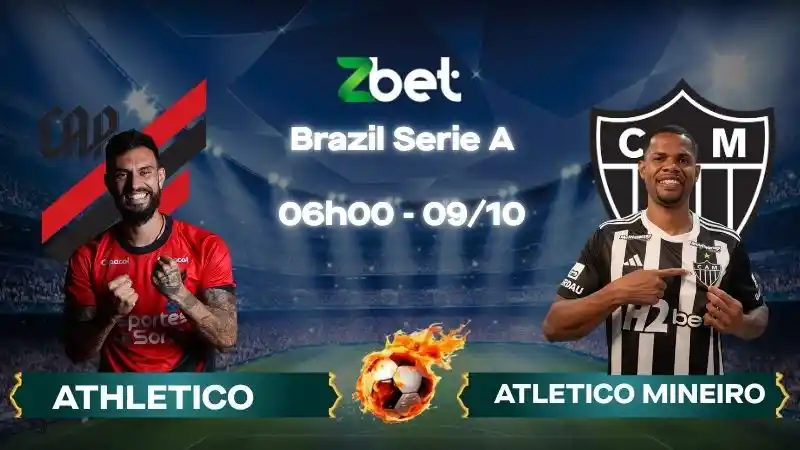 Nhận định soi kèo Athletico vs Atletico Mineiro - 06h00 09/10/2026 - Brazil Serie A