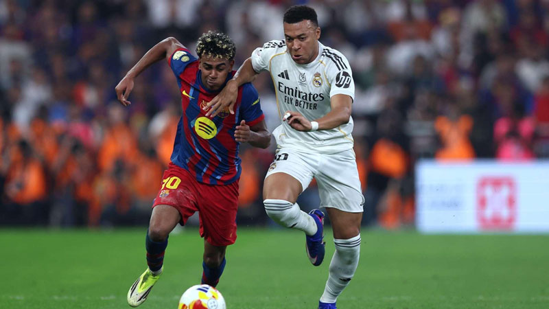Kèo châu Âu Barcelona vs Real Madrid: Chọn Barcelona