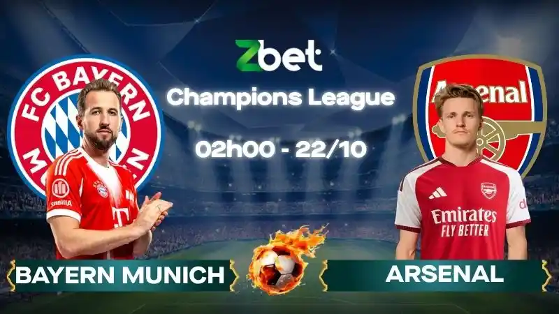 Nhận định soi kèo Bayern Munich vs Arsenal - 02h00 22/10/2026 - Champions League