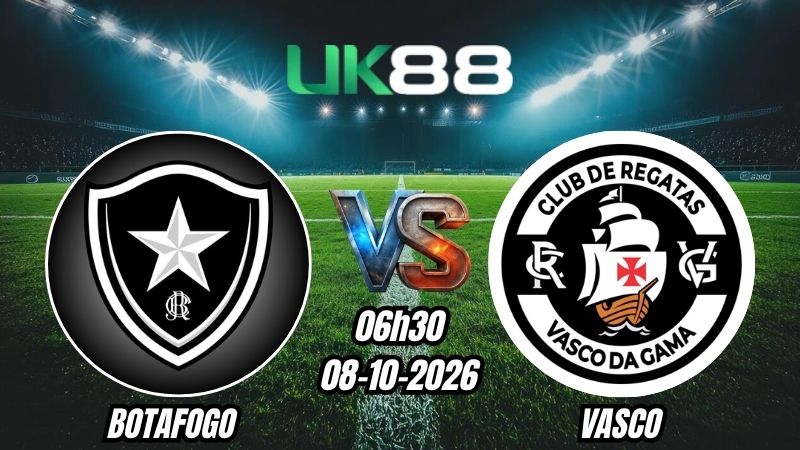 Soi kèo Botafogo vs Vasco | 06h30 - 08/10/2026 | Serie A Brazil