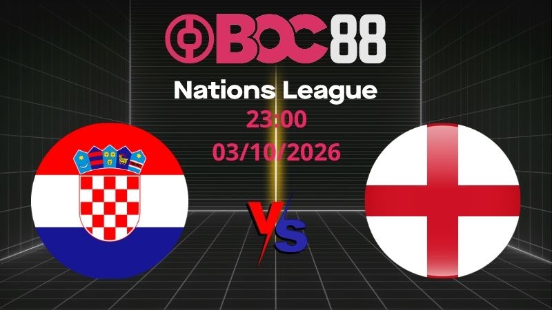 Soi Kèo Croatia vs Anh | 23:00 03/10/2026 - Nations League