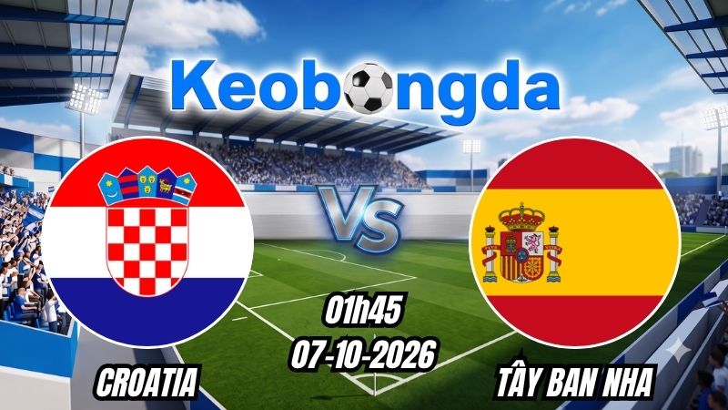Soi kèo Croatia vs Tây Ban Nha ngày 07/10/2026 | Nations League 2026/2027