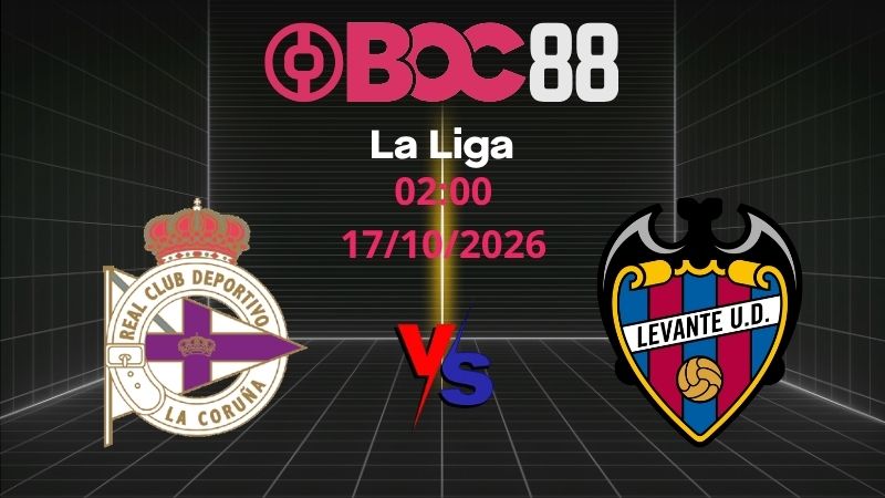Soi Kèo Deportivo vs Levante | 02:00 17/10/2026 - La Liga