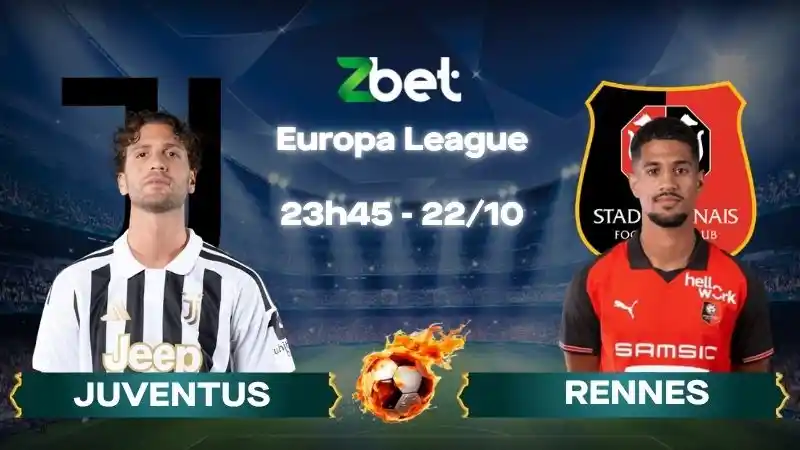 Nhận định soi kèo Juventus vs Rennes - 23h45 22/10/2026 - Europa League