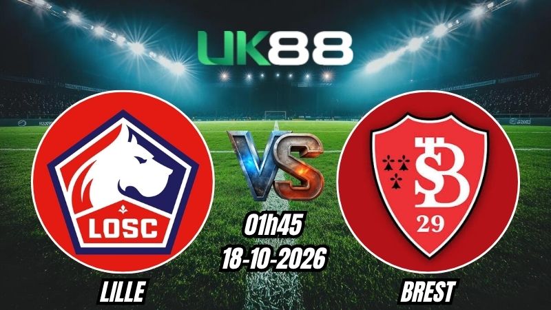 Soi kèo Lille vs Brest | 01h45 - 18/10/2026 | Ligue 1