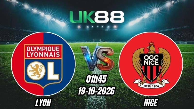 Soi kèo Lyon vs Nice | 01h45 - 19/10/2026 | Ligue 1