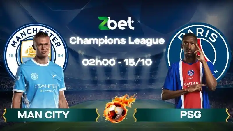 Nhận định soi kèo Man City vs PSG - 02h00 15/10/2026 - Champions League