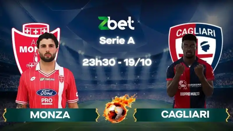 Nhận định soi kèo Monza vs Cagliari - 23h30 19/10/2026 - Serie A