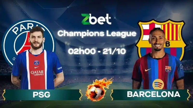 Nhận định soi kèo PSG vs Barcelona - 02h00 21/10/2026 - Champions League