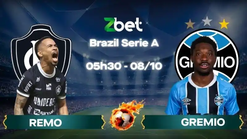Nhận định soi kèo Remo vs Gremio - 05h30 08/10/2026 - Brazil Serie A