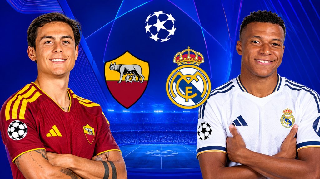 Dự đoán tỷ số AS Roma - Real Madrid: 1-2