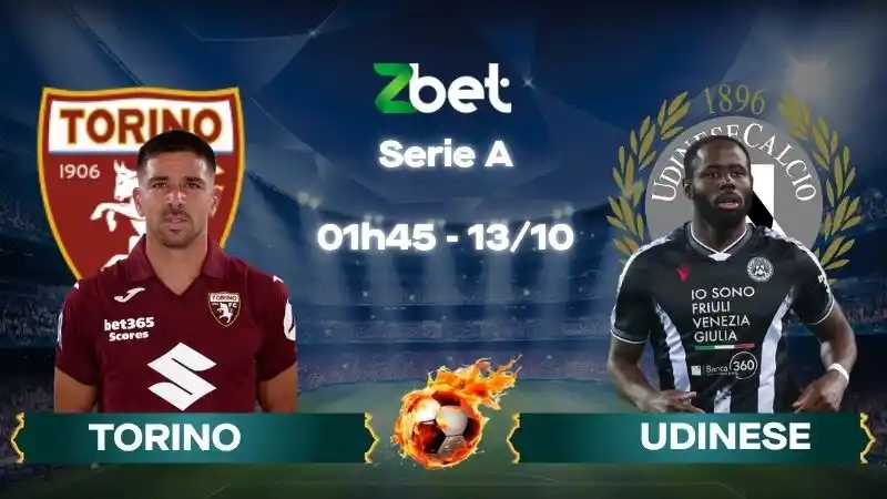 Nhận định soi kèo Torino vs Udinese - 01h45 13/10/2026 - Serie A